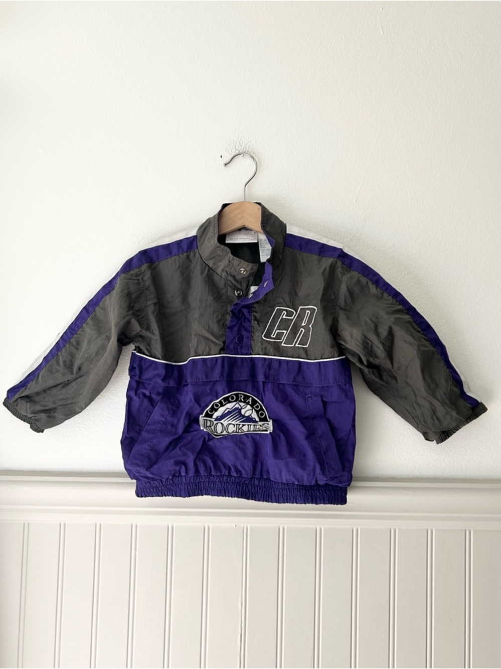 Vintage Colorado Rockies MLB Pullover Jacket 2T Baseball Genuine Merchandise